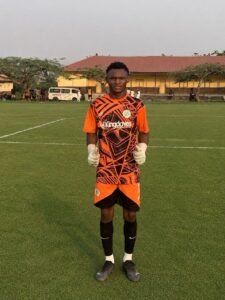 Read more about the article PLAYER SPOTLIGHT: AGWU CHIDEBERE – AAYK FC’S SAFE HANDS BETWEEN THE STICKS