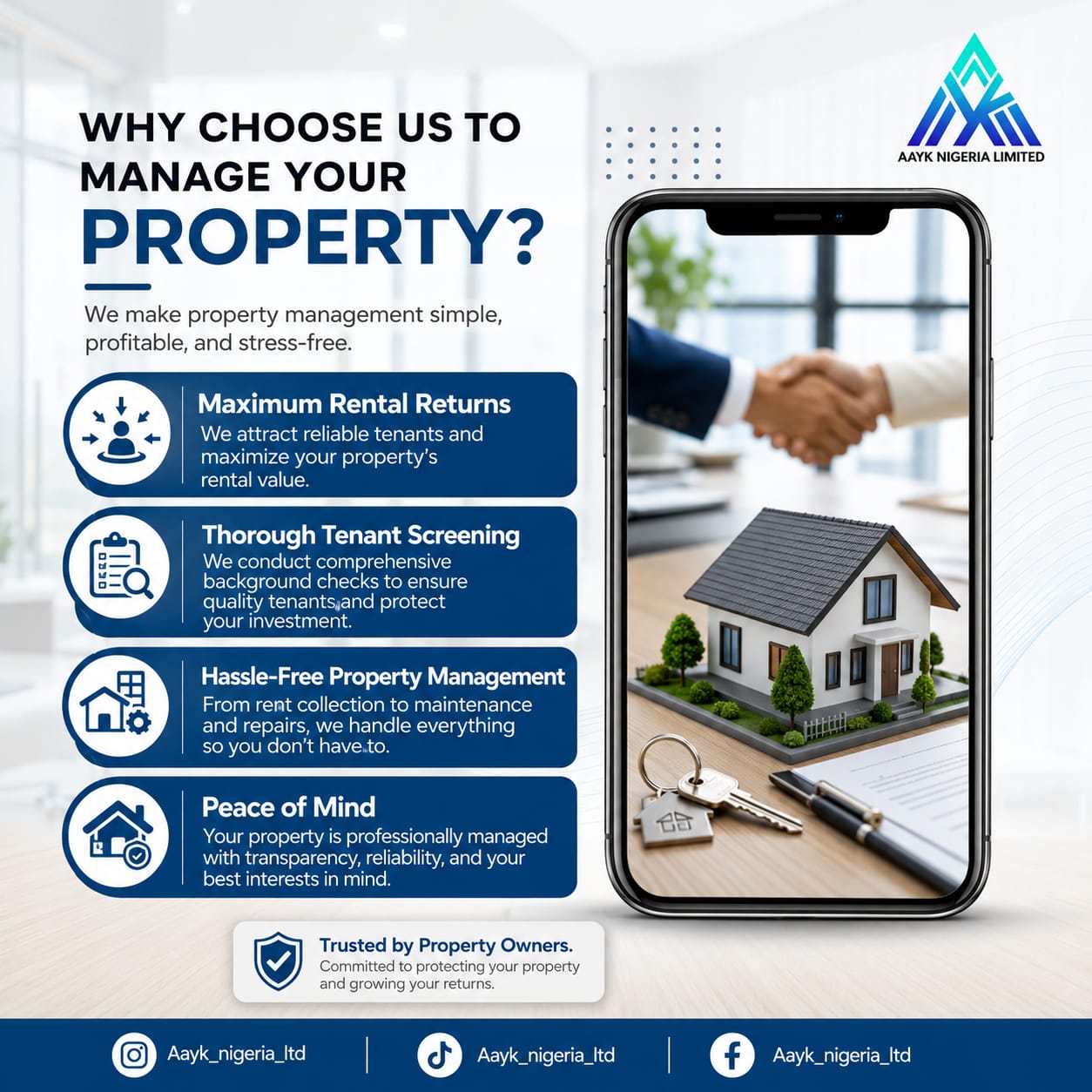 Why Choose Us to Manage Your Property? Transforming Real Estate into Stress-Free Investments